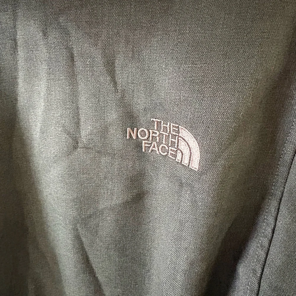 The North Face Apex Softshell Jacket Mens Small Green Hooded Full Zip